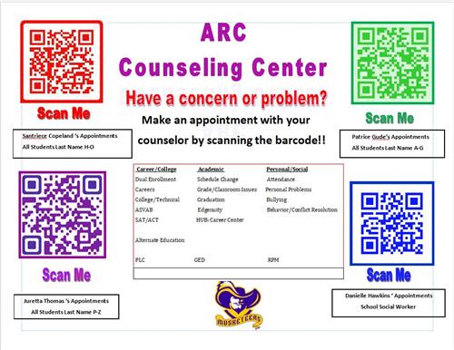 QR Counselor Codes